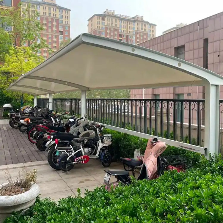 涿州市膜结构电动车棚